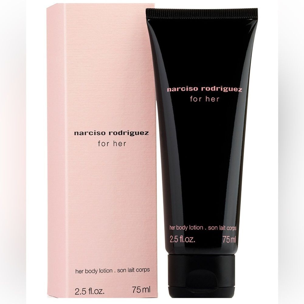Narciso Rodriguez for her body lotion